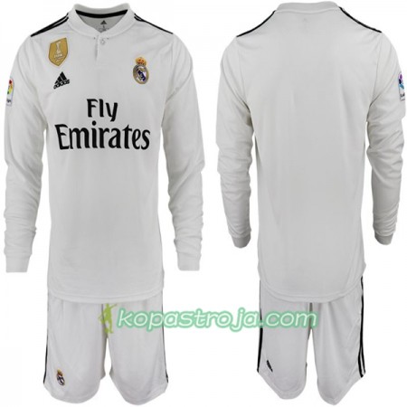 Billiga Fotbollströjor Real Madrid Barn Hemma tröja 2018/19 Långärmad